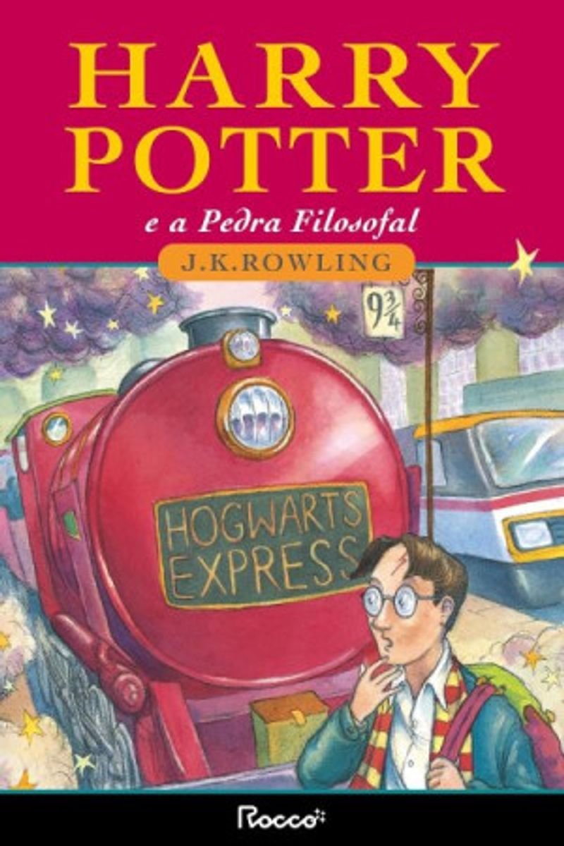 Capa do livro Harry Potter e a Pedra Filosofal